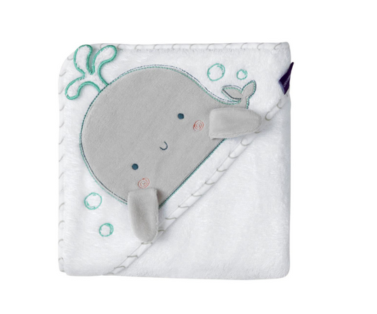 Toalla Con Capucha Gris Clevamama