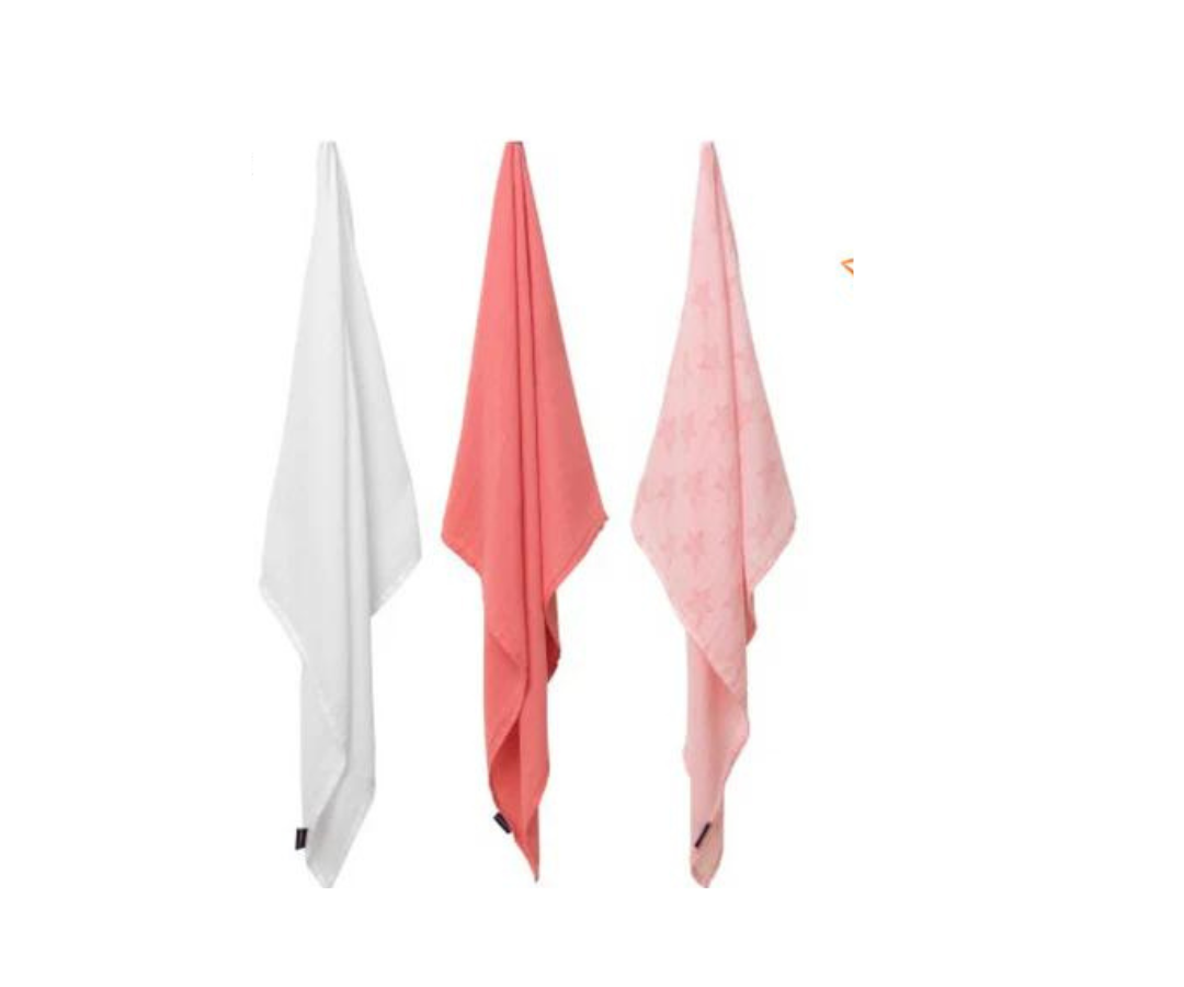 Manta de Muselina  X3 Bamboo | Rosa  Clevamama