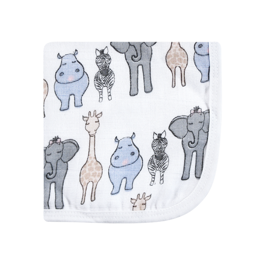 Paños para Baño Muselina  PACK X12 Hudson Baby