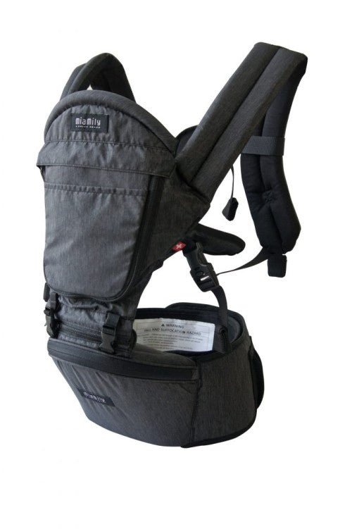 CANGURO HISPTER PLUS 3D CHARCOAL GREY MIAMILY