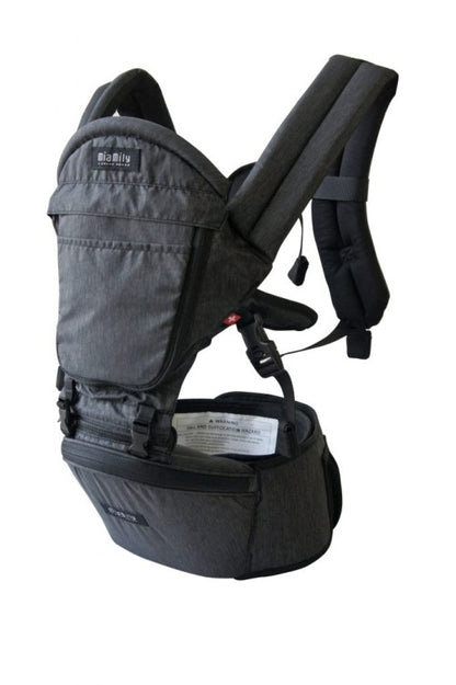 CANGURO HISPTER PLUS 3D CHARCOAL GREY MIAMILY