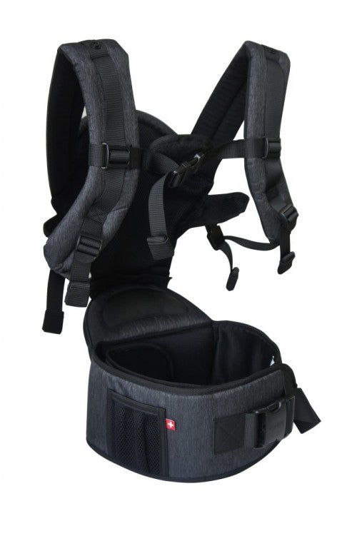 CANGURO HISPTER PLUS 3D CHARCOAL GREY MIAMILY