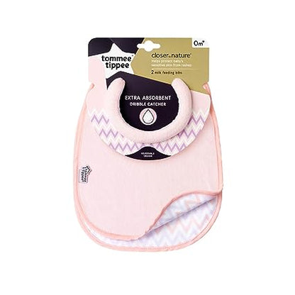 Babero Confortable X2 Rosado Tommee Tippee