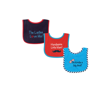 Set x3 Bbaberos Platicos |Niño  Luvable Friends