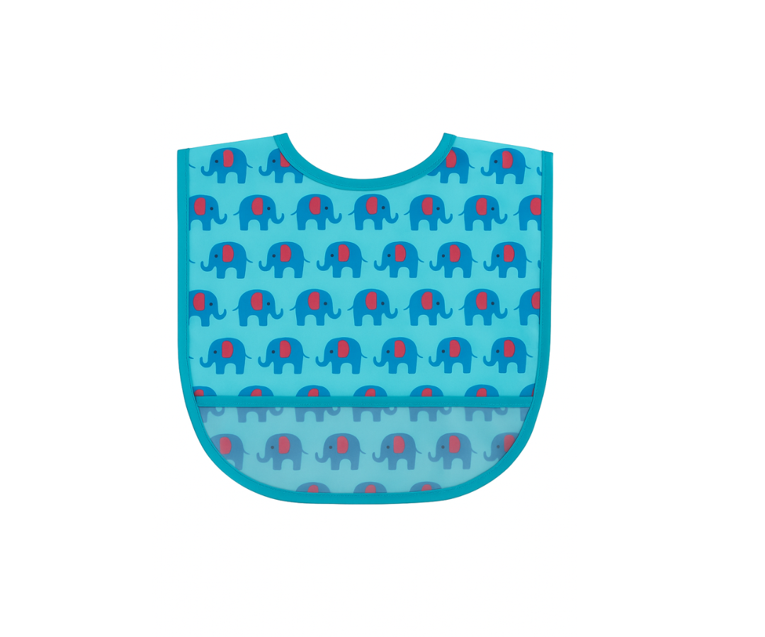 Baberos Pack X5 Con Bolsillo | Safari Rosa  Hudson Baby