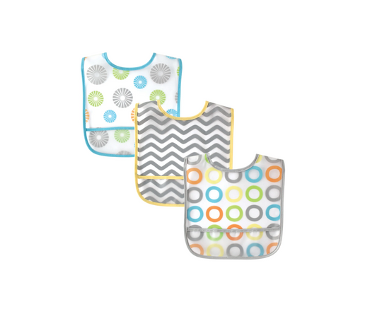 Baberos Pack X3 Con Bolsillo | Amarillo  Hudson Baby