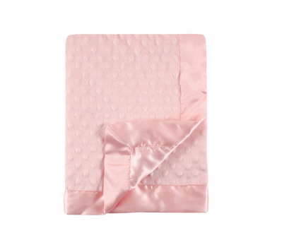 Cobija Térmica Con Cinta Borde de Satín | Rosa  Hudson Baby