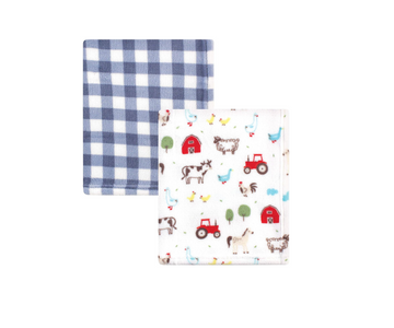 Cobija Fleece Animales de la Granja x2 Hudson Baby