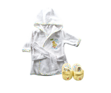 Bata Con Pantuflas | Blanco Pollito Luvable Friends