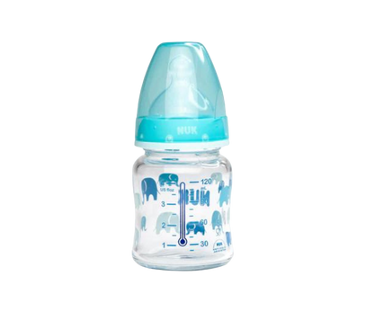 NUK BIBERON FIRST CHOICE VIDRIO CT 120ML NINO