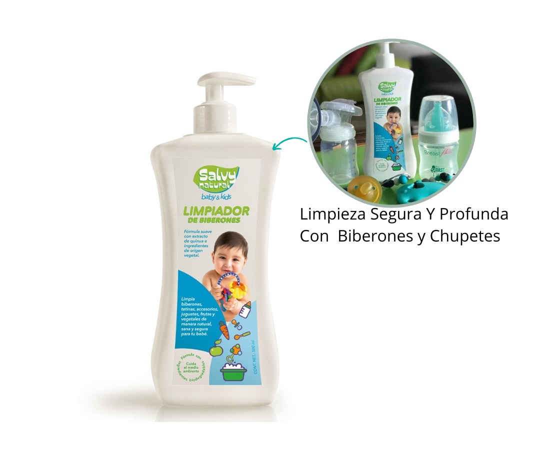 Limpiador De Biberones Natural 500 ML Salvy - Main Image