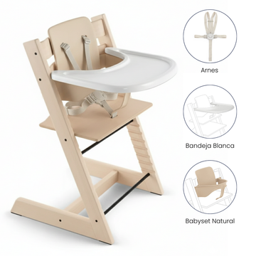 Combo Silla de Comer Tripp Trapp | Natural Stokke