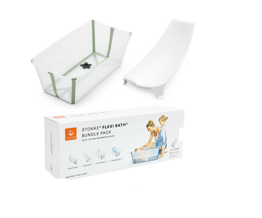 Bañera Con Soporte Bundle | Transparente Stokke