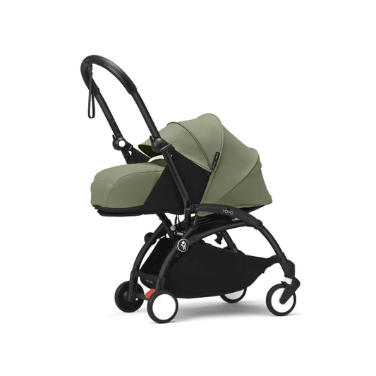Estructura de Coche Yoyo 3 Negro + Pack Recién nacido 0+ | Olivo - Yoyo