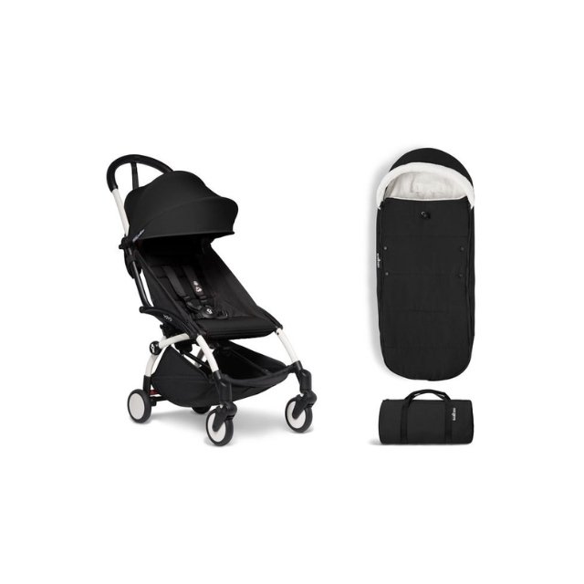 Yoyo Stokke Cobertor Para Pies Foomuff | Negro