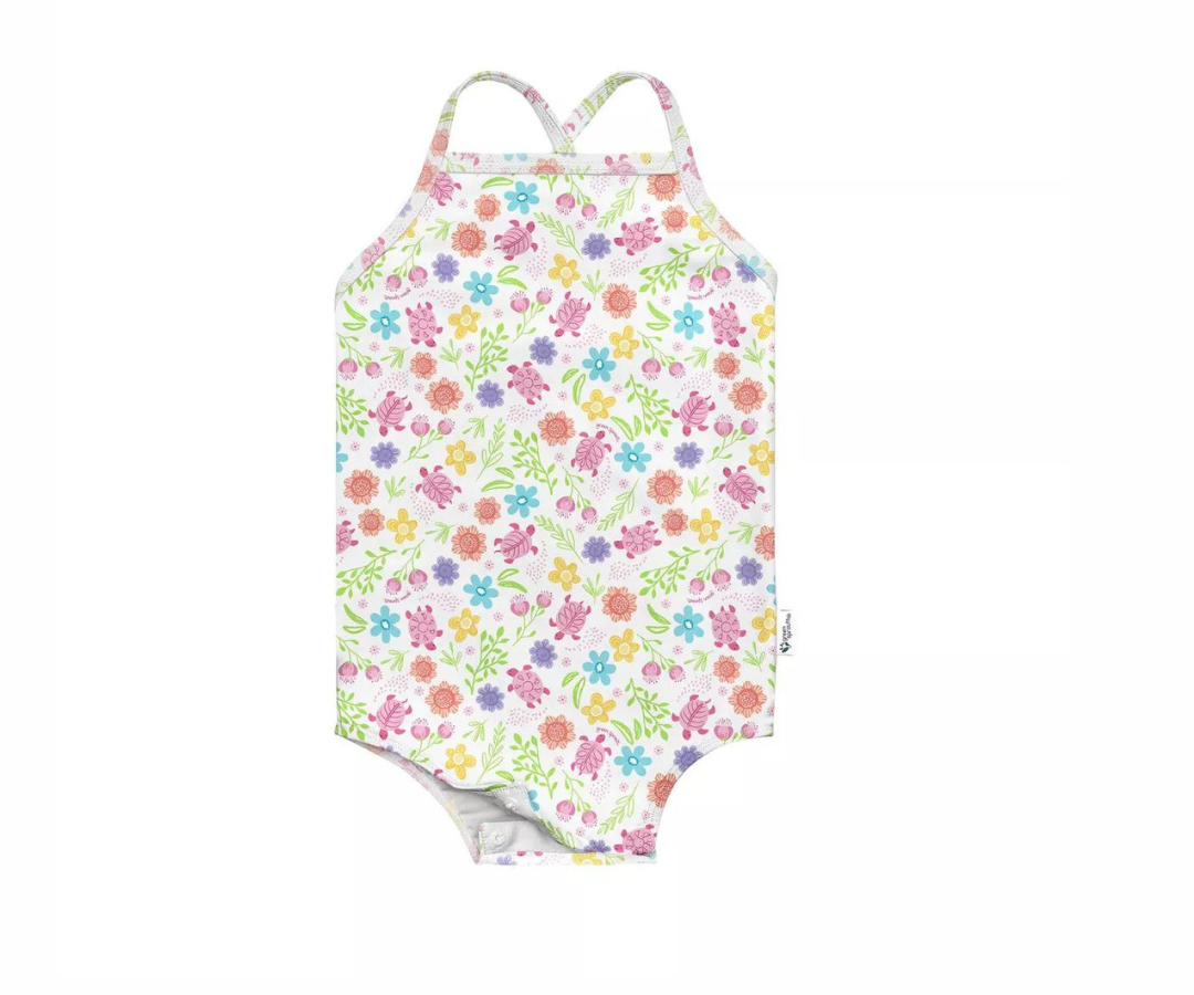 Ropa Para Baño Tortuga Floral  - 12M i Play