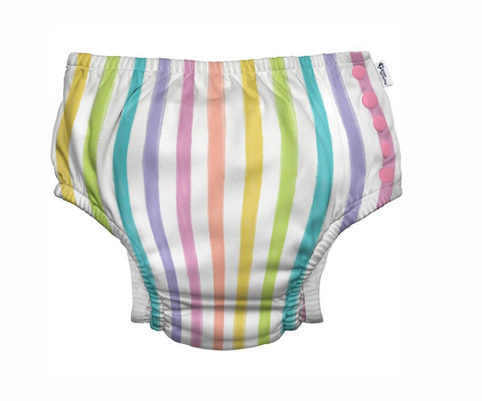 Calzones Para Baño Rayas Rainbow Pastel i Play