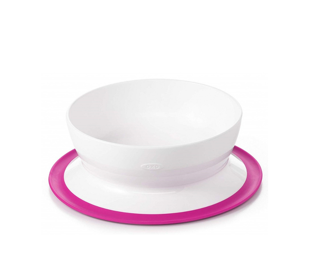 Plato Hondo Adhesivo | Pink Oxo