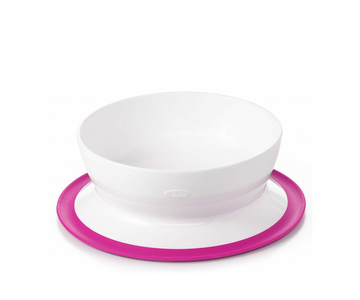 Plato Hondo Adhesivo Pink Oxo