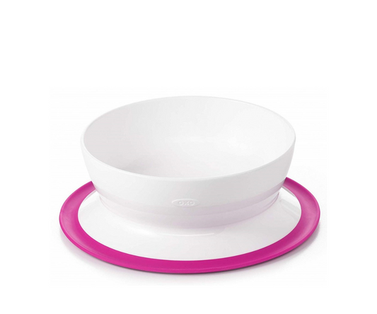 Plato Hondo Adhesivo | Pink Oxo