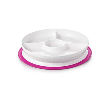 Plato Dividido Adhesivo Pink Oxo