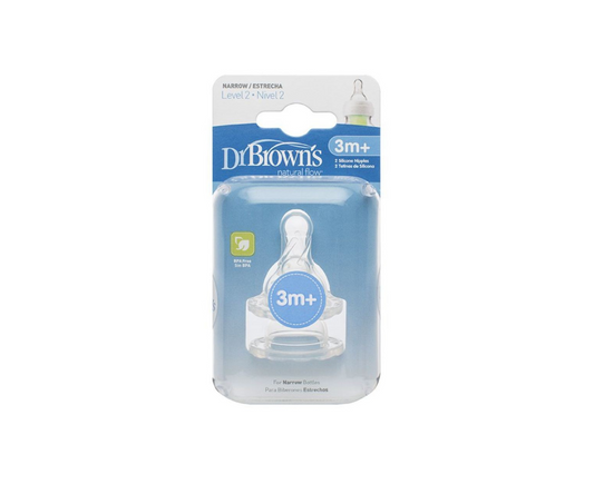Tetina B/S x2 de Silicona | Nivel 2 - Dr. Browns