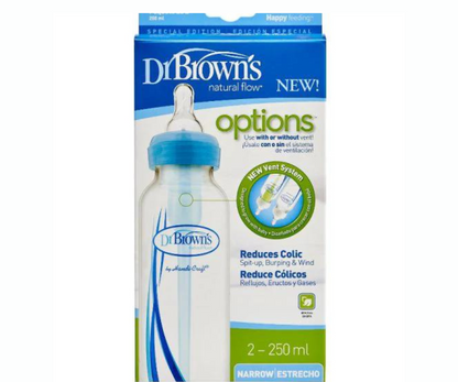 Set Biberones OPT X2 B/S 8 Oz Azul Dr. Browns