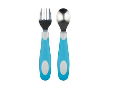 Set Cuchara - Tenedor Celeste Dr. Browns