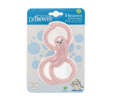 Mordedor De Silicona Perezoso Rosa Dr. Browns