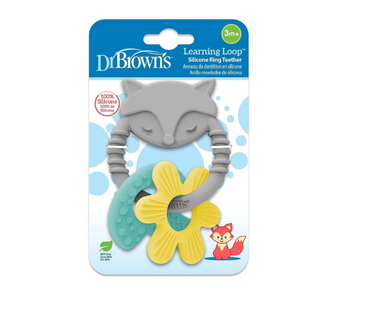 Mordedor De Silicona - Zorrito Gris Dr. Browns
