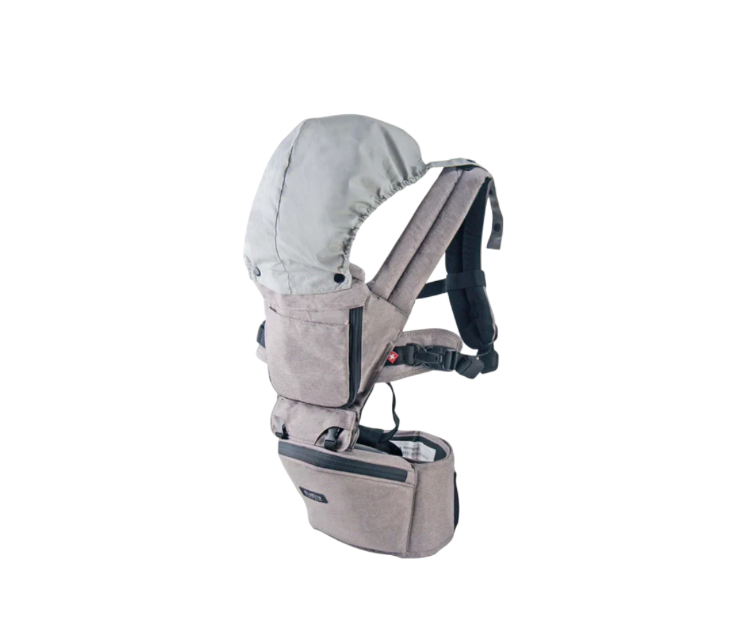 Canguro Hispter Plus  3D | Stone Grey Miamily