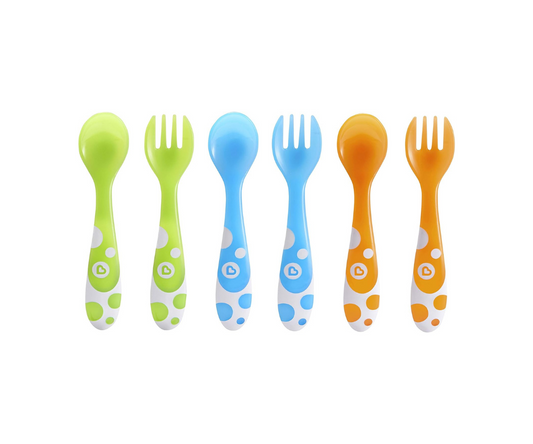 Set X6 Cucharas Y Tenedores Munchkin