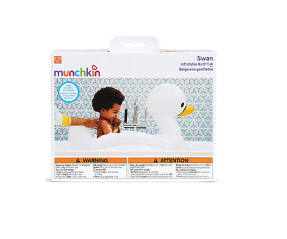 BAÑERA INFLABLE CISNE  MUNCHKIN