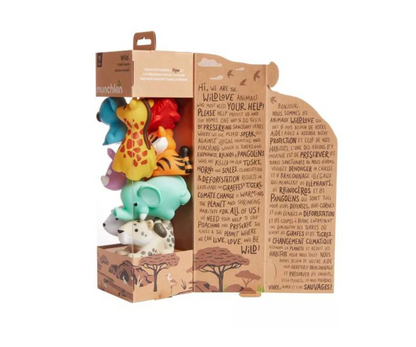 Set De Animales Salvajes  Para Baño Munchkin