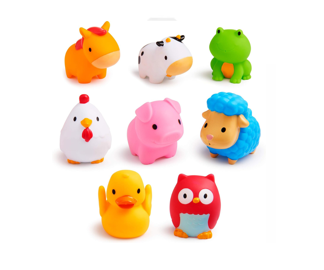 Set Animales De Granda Para Baño Munchkin