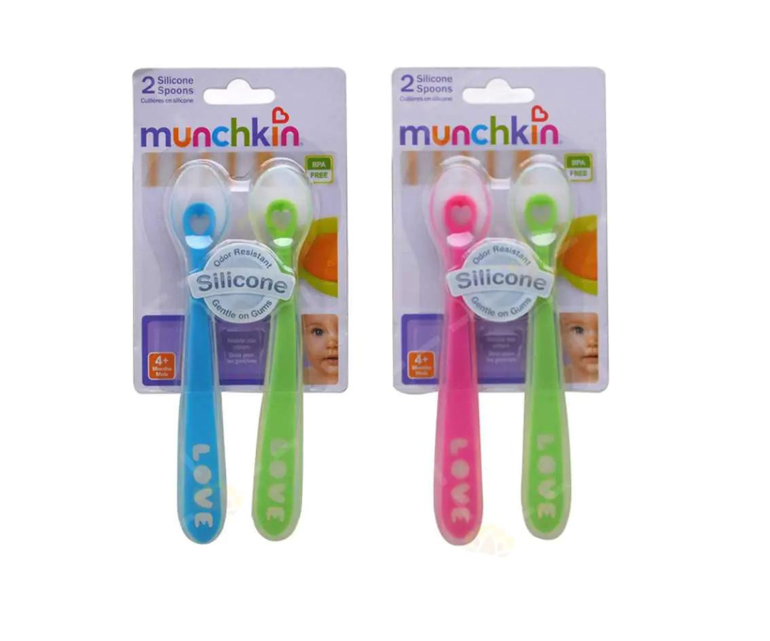 SET 2 CUCHARAS SILICONA MUNCHKIN