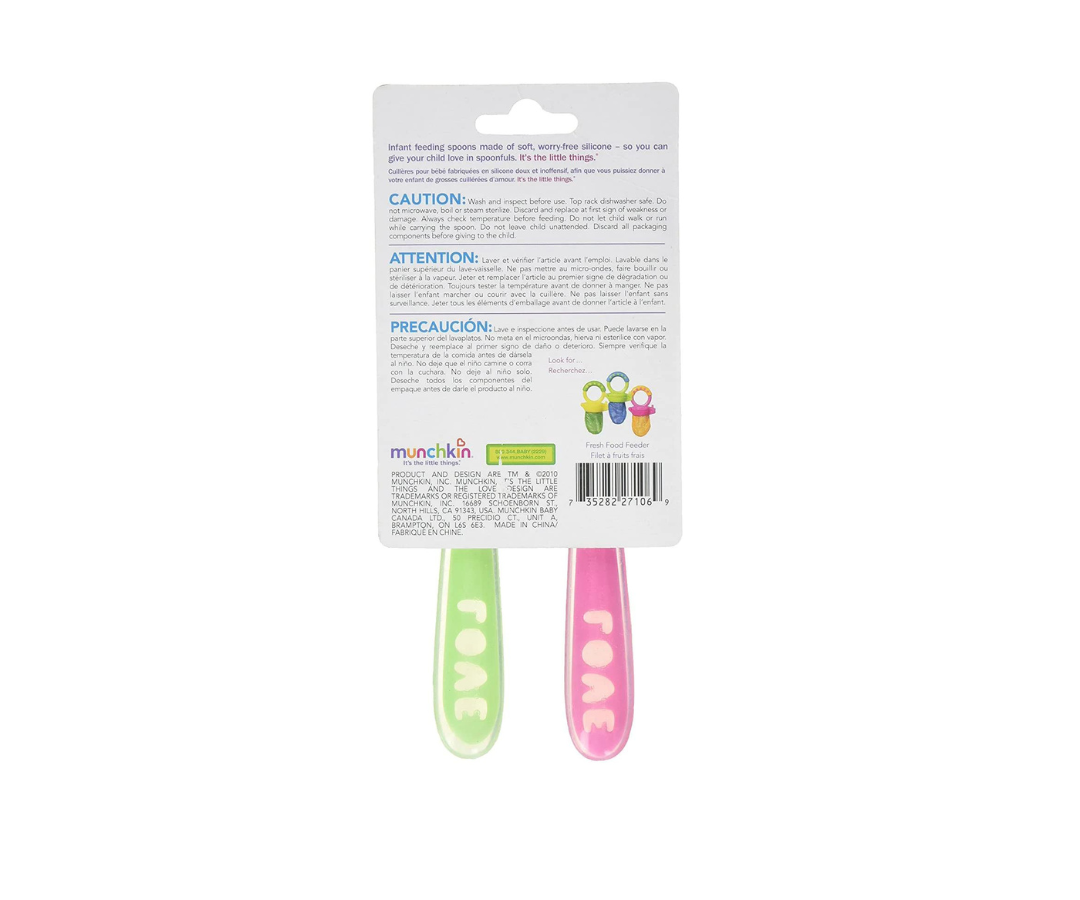 SET 2 CUCHARAS SILICONA MUNCHKIN