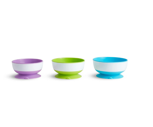 Set 3 platos Hondos Con Ventosa  Munchkin