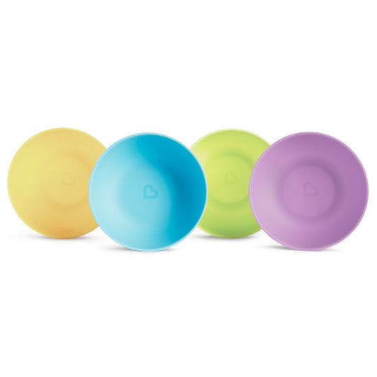JUEGO 4 PLATOS HONDO MULTICOLOR MUNCHKIN