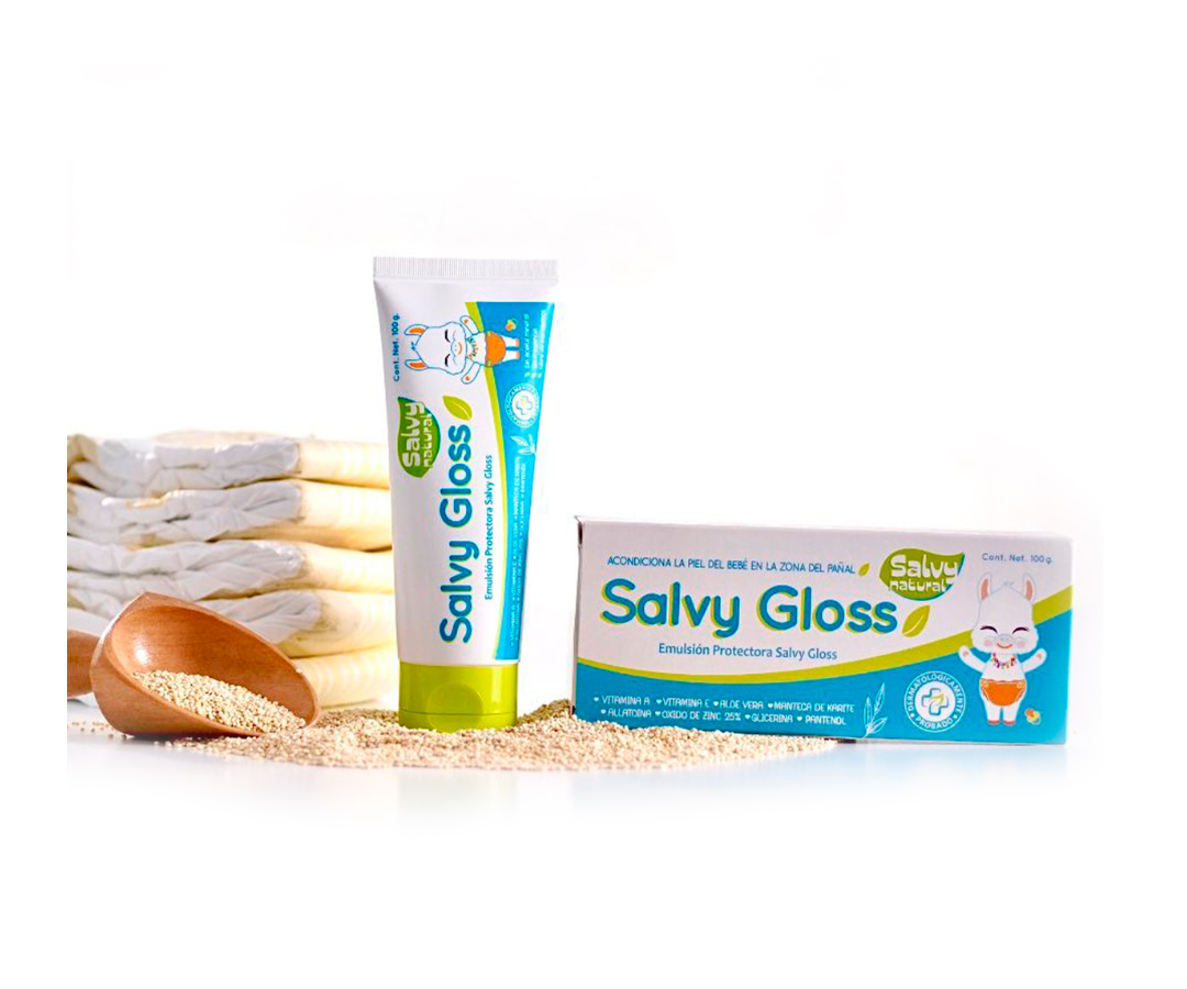 Crema Antiescaldadura Para Bebes Salvy Gloss