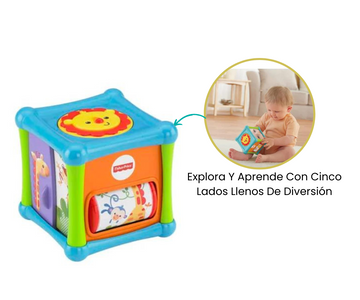 Fun Activity Cube Cubo Sensorial Fisher Price Vintage Fisher Price