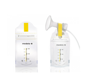 Bolsas Alm. Leche Mat X 20  Con Adhesivo Medela