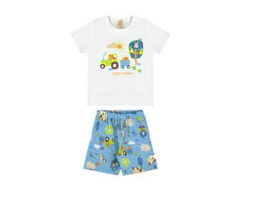 Pijama: Camiseta - Shorts Up Baby