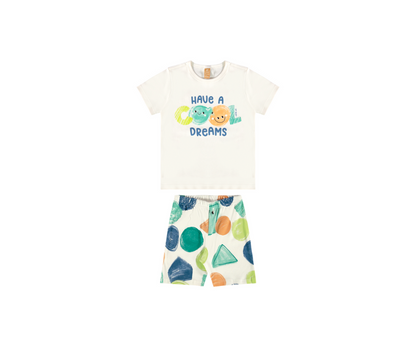 Pijama: Camiseta - Shorts Up Baby