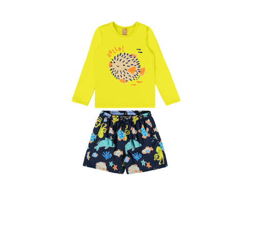 Conjunto Camiseta - Bañador Up Baby