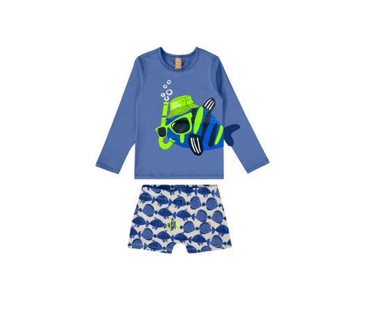 Conjunto Camiseta - Bañador Up Baby