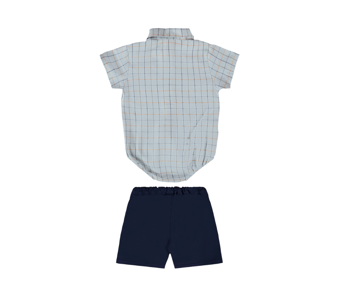 Conjunto Body Camisa + Shorts Up Baby