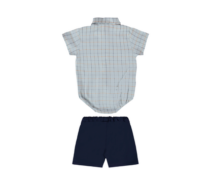 Conjunto Body Camisa + Shorts Up Baby