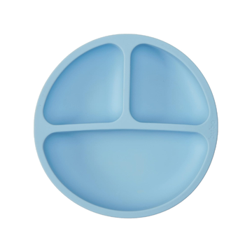 Plato de Silicona con Ventosa | Azul - Buba