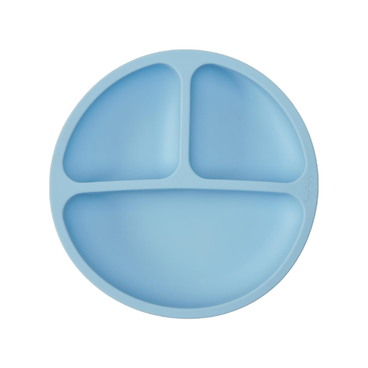 Plato de Silicona con Ventosa | Azul - Buba